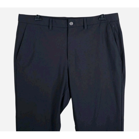 CRZ Yoga All Day Comfy Golf Pants Mens 40x30 Black Tapered Quick Dry (39x28.5) - Picture 5 of 11